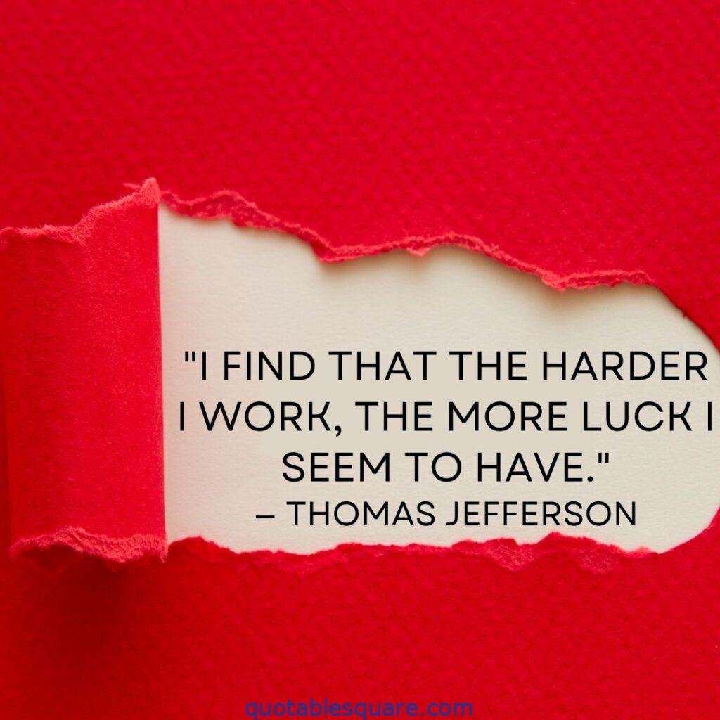 motivational quotes on success in life thomas jefferson